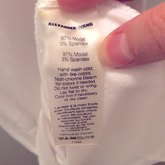 T by Alexander Wang white slip dress - Picture 5 of 5